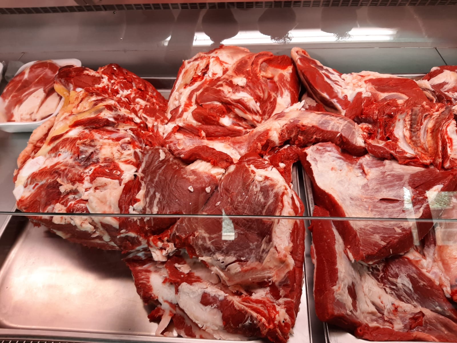 Banco carne del punto vendita